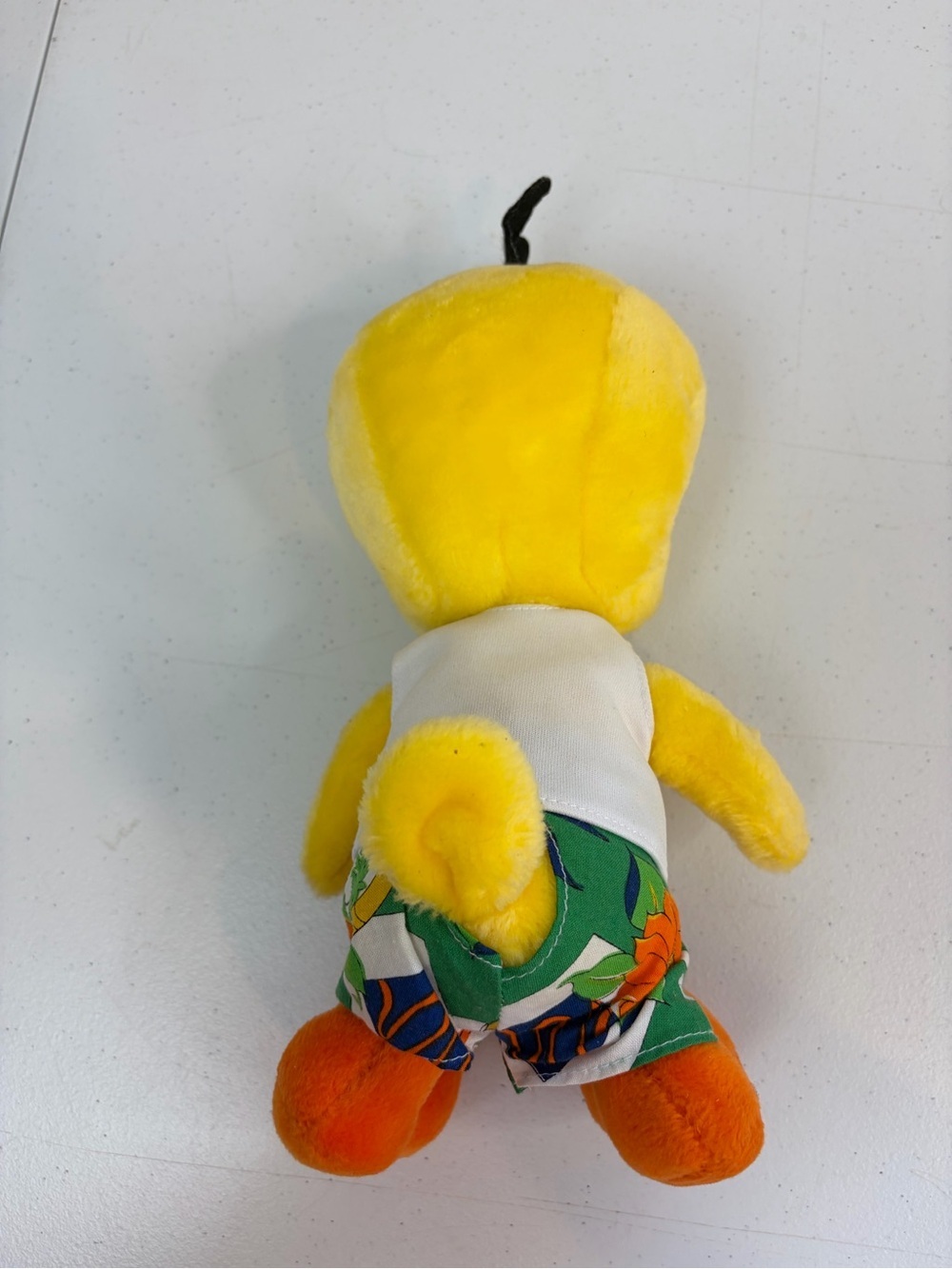 Vintage 90s Tweety Bird Plush Toy Looney Tunes Spring Break Beach Stuffed Animal - Picture 5 of 7